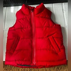 Old Navy Toddler puffer vest w/ fleece lining